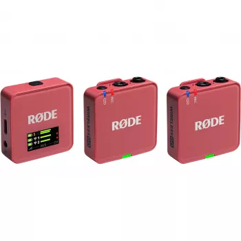 Ασύρματο μικρόφωνο Rode Wireless Go III Pink — συμπαγής μετάδοση 2,4-GHz, μοντέλο WIGOGEN3ROS