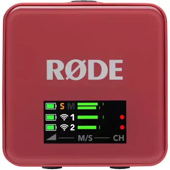 Ασύρματο μικρόφωνο Rode Wireless Go III Pink — συμπαγής μετάδοση 2,4-GHz, μοντέλο WIGOGEN3ROS