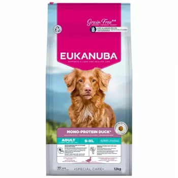 Ξηρά τροφή για σκύλους EUKANUBA Special Care Mono-Protein Adult Duck – φόρμουλα μονοπρωτεΐνης, 12 kg