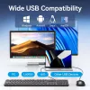 Ποντίκι USB Οπτικό ΜΑΥΡΟ/ΚΤΑΒΓ Vention