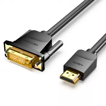 Καλώδιο HDMI σε DVI 2M/SCHWARZ Abfbh Vention