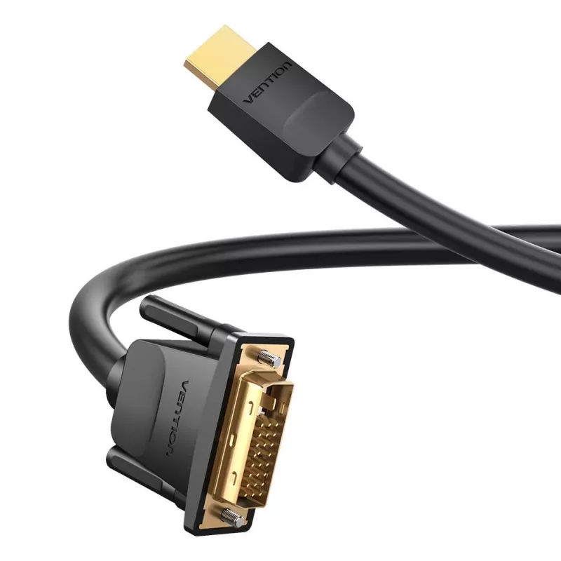 Καλώδιο HDMI σε DVI 2M/SCHWARZ Abfbh Vention