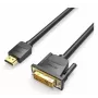 Καλώδιο HDMI σε DVI 5M/SCHWARZ Abfbj Vention