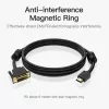 Καλώδιο HDMI σε DVI 5M/SCHWARZ Abfbj Vention