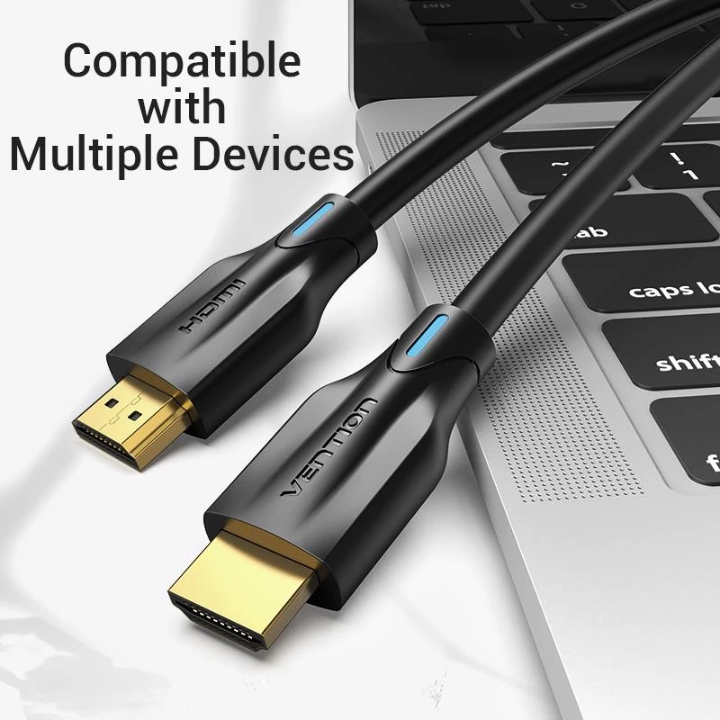 Καλώδιο HDMI 8K/1M Μαύρο Aanbf Vention