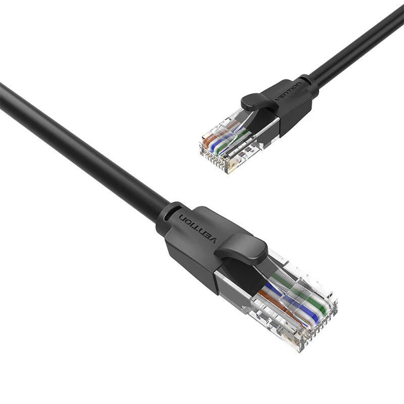 Καλώδιο δικτύου UTP CAT6 Vention IBEBK RJ45 Ethernet 1000Mbps 8m (μαύρο)