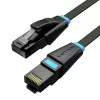 Επίπεδο καλώδιο δικτύου UTP CAT6 Vention IBJBI RJ45 Ethernet 1000Mbit/s 3m μαύρο