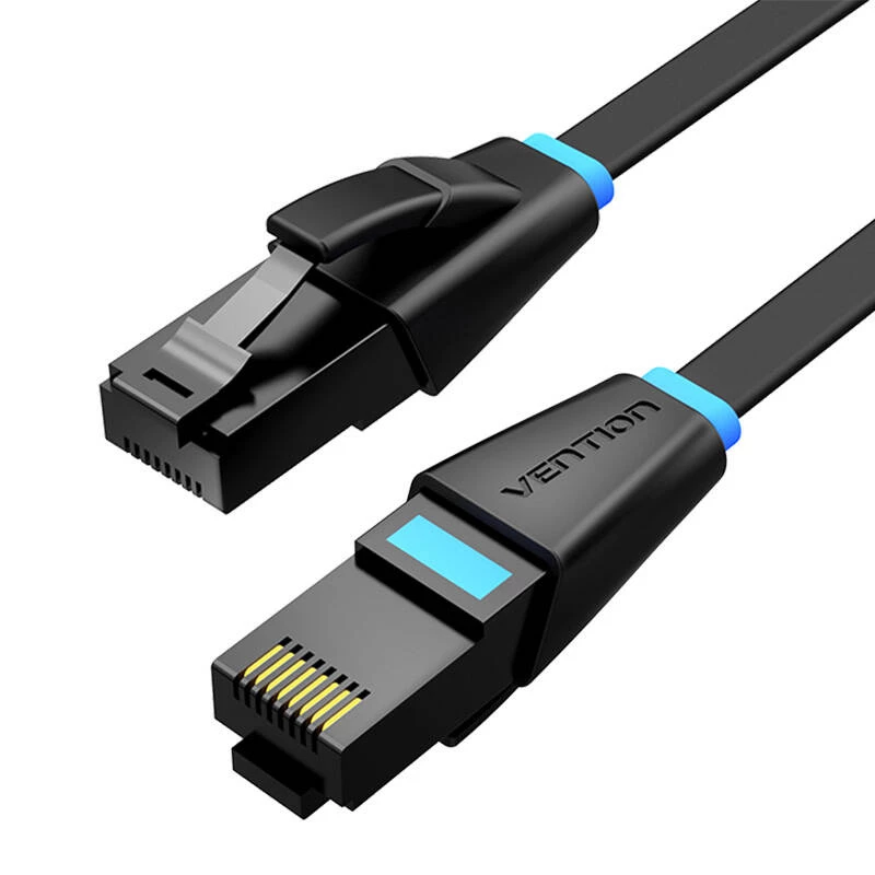 Επίπεδο καλώδιο δικτύου UTP CAT6 Vention IBJBI RJ45 Ethernet 1000Mbit/s 3m μαύρο