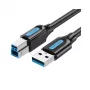 Καλώδιο USB2.0 αρσενικό σε αρσενικό/2M μαύρο Coqbh Vention
