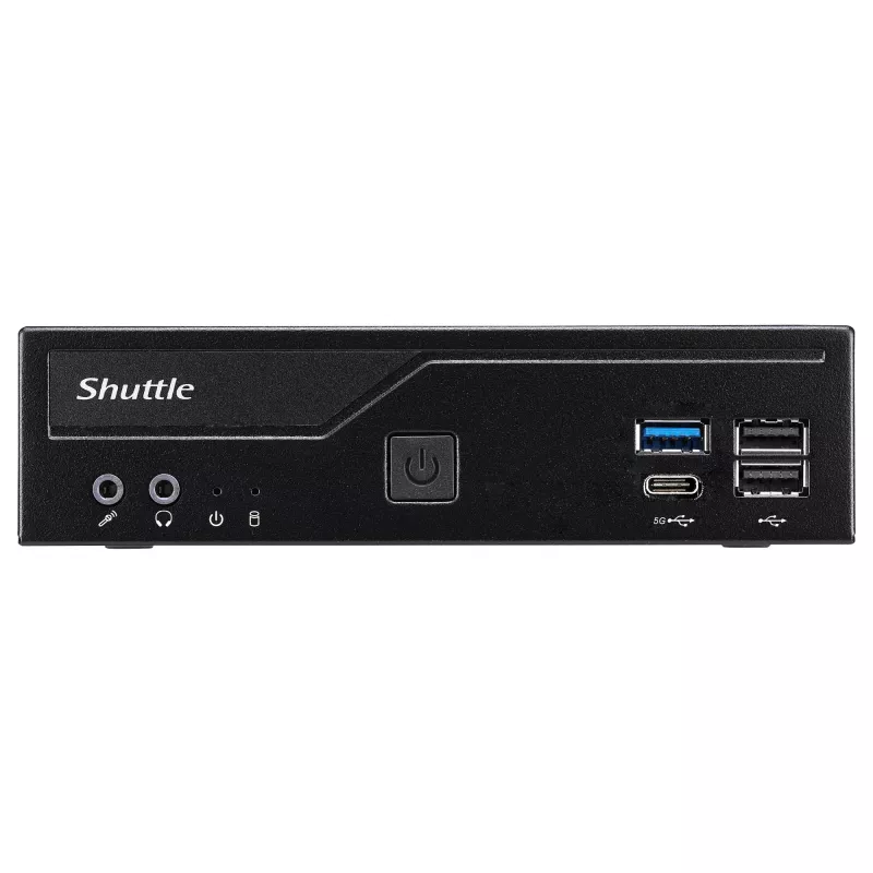 Shuttle Barebone λεπτό DH610V2 Intel/DDR5/μαύρο - Barebone - Intel Socket 1700 (Core i)