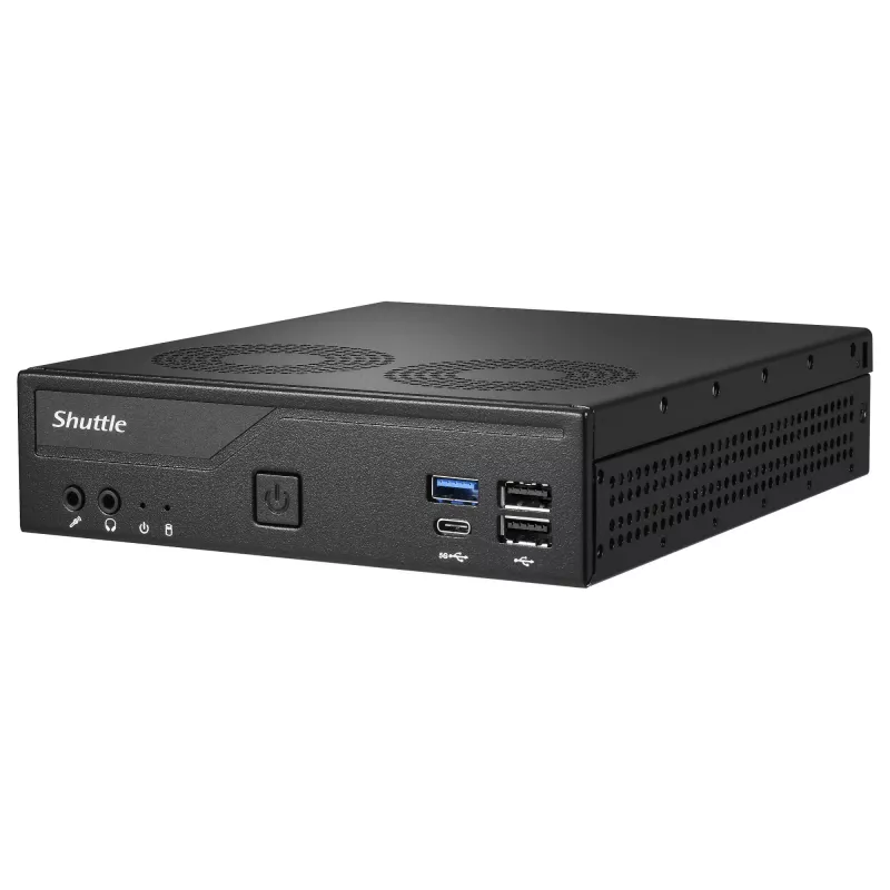 Shuttle Barebone λεπτό DH610V2 Intel/DDR5/μαύρο - Barebone - Intel Socket 1700 (Core i)