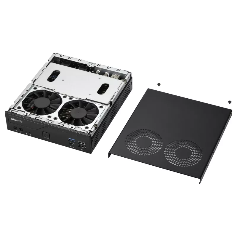 Shuttle Barebone λεπτό DH610V2 Intel/DDR5/μαύρο - Barebone - Intel Socket 1700 (Core i)