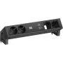 Power-Modul Bachmann DESK2 με 2x υποδοχές CEE7/3, 2x συνδέσεις υπολογιστή, 2x φορτιστής USB 22W, μαύρο, 0,2m GST