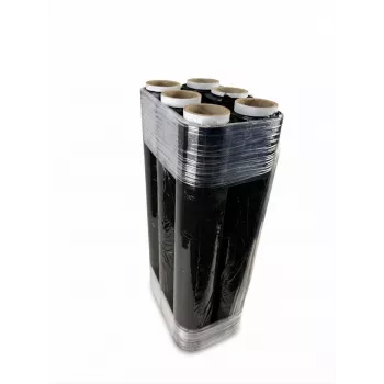 Μεμβράνη περιτυλίγματος μαύρη 23mic 1,5kg x 6 BOX