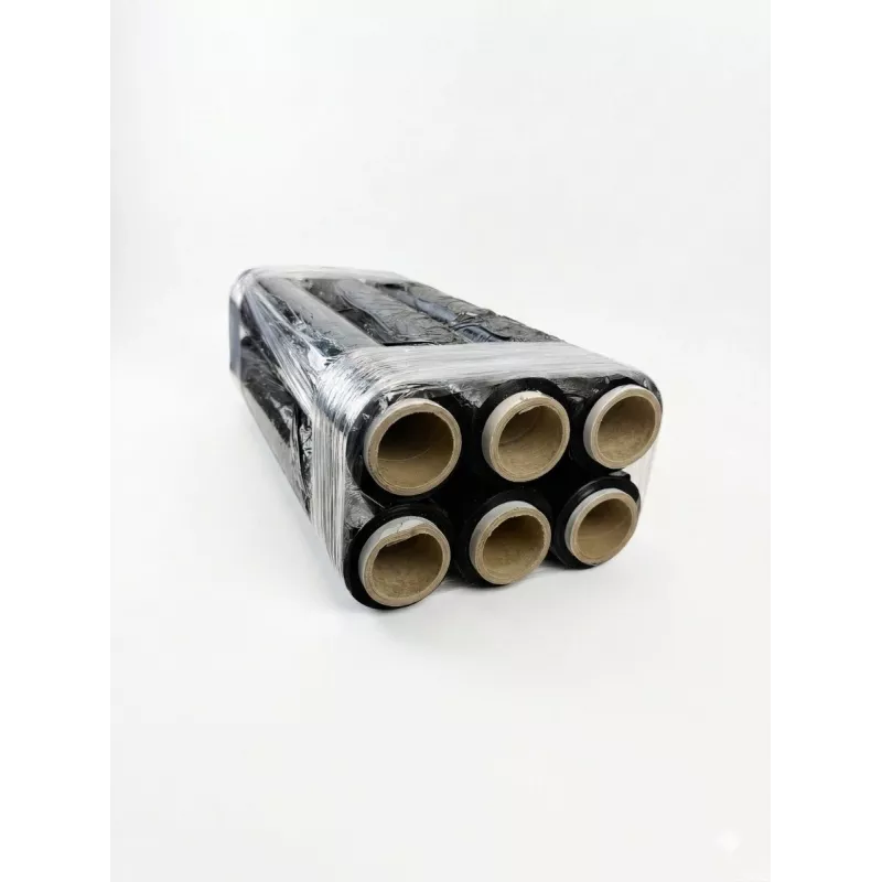 Μεμβράνη περιτυλίγματος μαύρη 23mic 1,5kg x 6 BOX