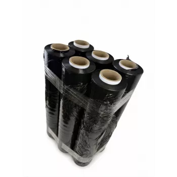 Μεμβράνη περιτυλίγματος μαύρη 23mic 3,0kg x 6 BOX