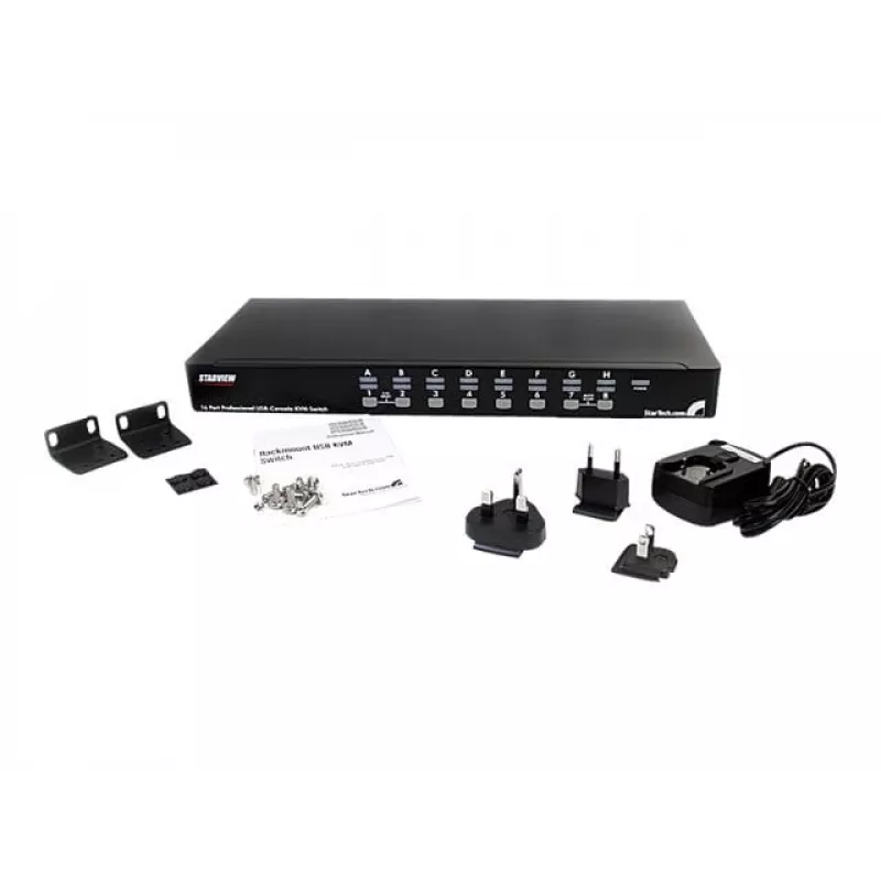 StarTech.com 16-Port 1HE Rackmount USB KVM-Switch με OSD (SV1631DUSBU)