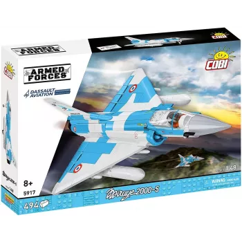 Cobi Mirage 2000-5F Brick Model Kit, Armed Forces Series, 495 τεμάχια, κλίμακα 1:48