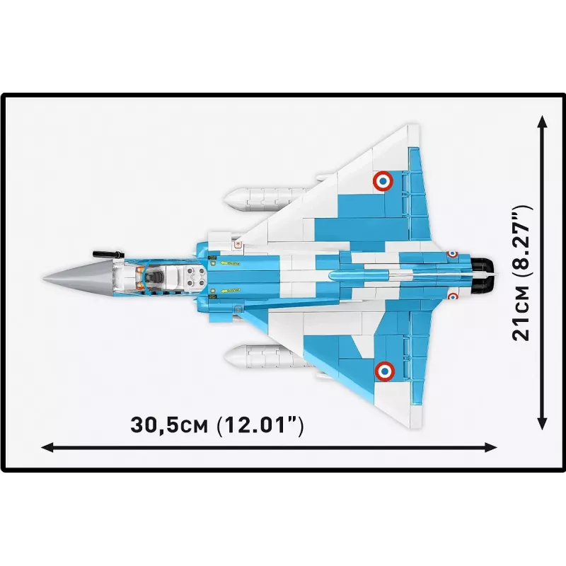 Cobi Mirage 2000-5F Brick Model Kit, Armed Forces Series, 495 τεμάχια, κλίμακα 1:48