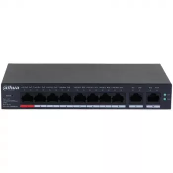 Switch DAHUA CS4010-8GT-110 PoE 10 θυρών, 8 θύρες PoE