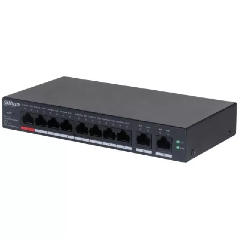 Switch DAHUA CS4010-8GT-110 PoE 10 θυρών, 8 θύρες PoE