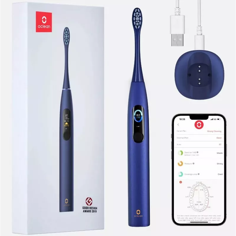 Ηλεκτρική οδοντόβουρτσα Sonic Oclean X PRO Blue