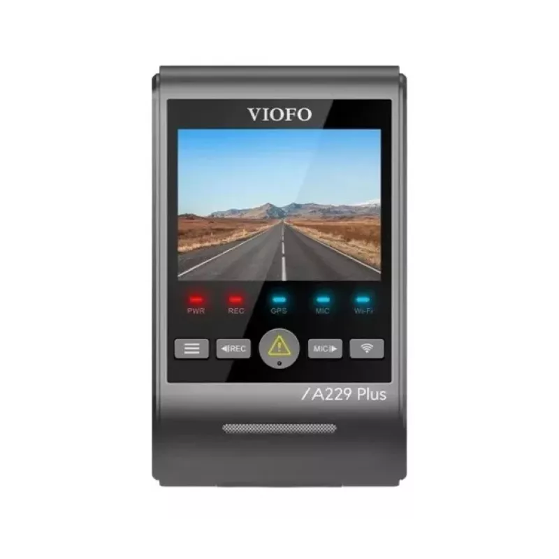 Dashcam VIOFO A229 PLUS 1CH-G GPS — 1 κανάλι, 2560×1440, GPS, Wi-Fi, οθόνη 2,4 ιντσών, MicroSD έως 512GB