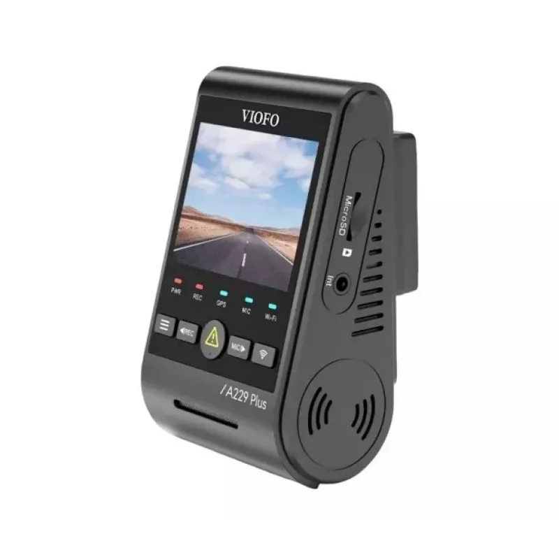 Dashcam VIOFO A229 PLUS 1CH-G GPS — 1 κανάλι, 2560×1440, GPS, Wi-Fi, οθόνη 2,4 ιντσών, MicroSD έως 512GB