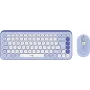 Logitech POP Icon Combo - Σετ πληκτρολογίου και ποντικιού - ασύρματο - Bluetooth LE - QWERTZ - Ελβετίας - λιλά, off-white (920-013277)
