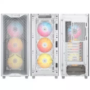 Corsair 3200D RS ARGB Κουτί PC, Midi-Tower, ATX, tempered glass - Λευκό