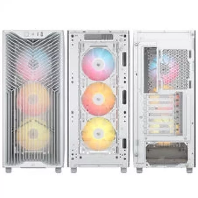Corsair 3200D RS ARGB Κουτί PC, Midi-Tower, ATX, tempered glass - Λευκό