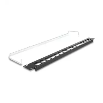 Patch Panel DeLOCK 19 ιντσών D-Type 16 Port 1U Μαύρο Μοντέλο 67058