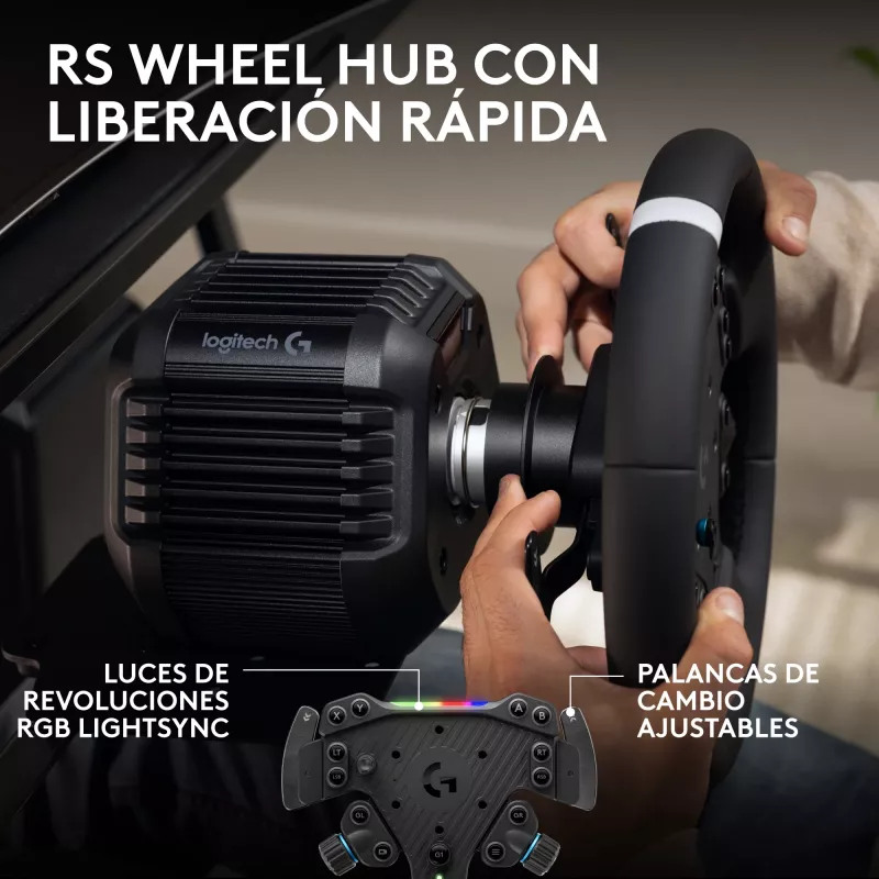 Logitech G RS50 System - Τιμόνι - Ενσύρματο