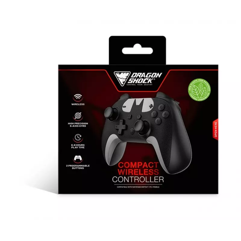 DragonShock PopTop Compact, Gamepad, Nintendo Switch, Κουμπί Πίσω, D-Pad, Home button, Κουμπί Reset, Ασύρματο, Bluetooth, USB Type-C