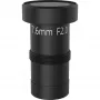 Axis 03137-001, Φακός, Μαύρο, Axis, Q6020-E, 7,6 mm, 58,5°
