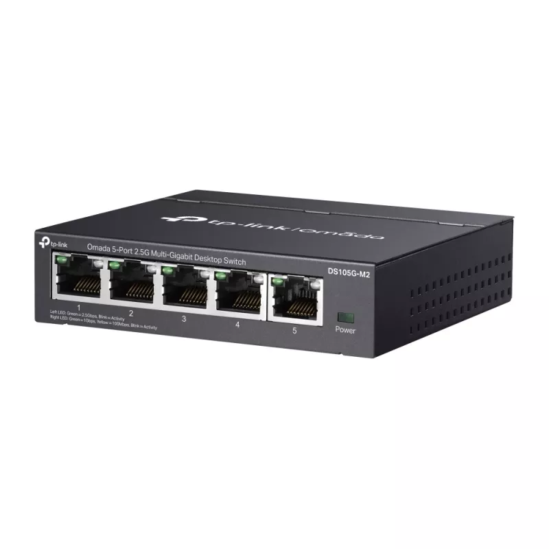 TP-Link Omada DS105G-M2 δικτυακό switch unmanaged 2.5G Ethernet (100/1000/2500) μαύρο