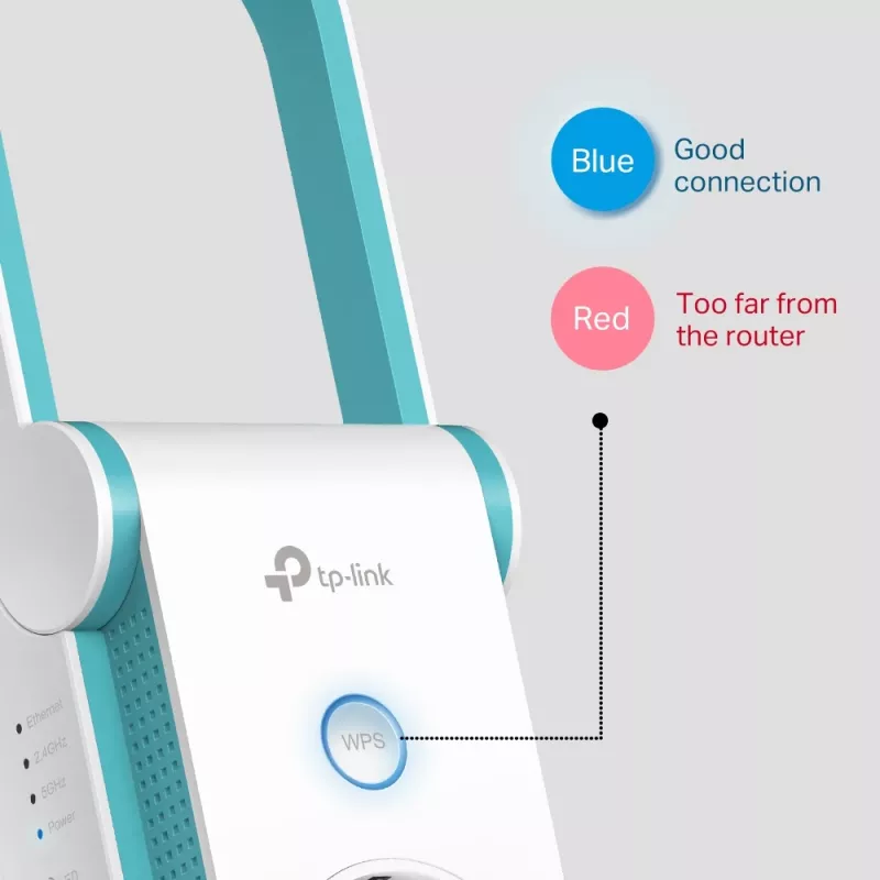 TP-Link RE365 επέκταση δικτύου repeater δικτύου λευκό 10, 100 Mbit/s