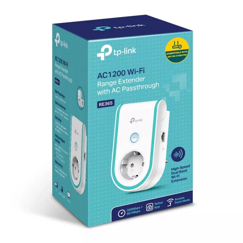 TP-Link RE365 επέκταση δικτύου repeater δικτύου λευκό 10, 100 Mbit/s