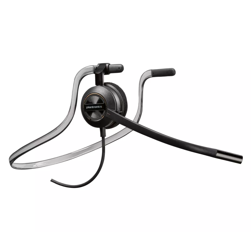 HP Poly EncorePro 540 Μετασχηματιζόμενο Headset +Quick Disconnect, 32 g, Μαύρο