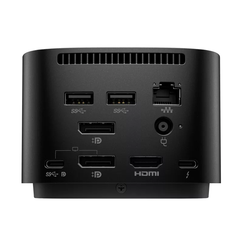 HP Thunderbolt Dock 120W G4, Kensington, Κίνα, Ταϊλάνδη, Ταϊβάν, Επαγγελματικό, Windows 10, Windows 11, MacOS, 98 mm