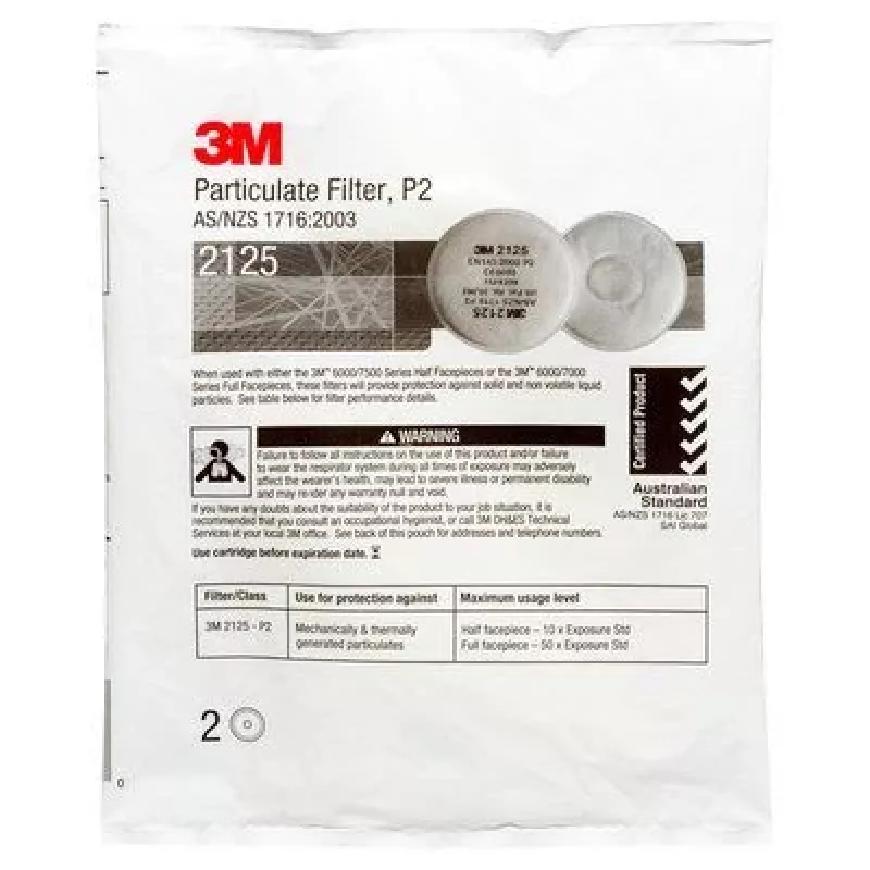 3M 2125 Φίλτρο σωματιδίων 2 τεμ.