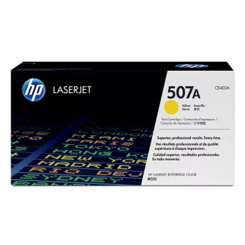 HP 507A κίτρινο γνήσιο τόνερ LaserJet