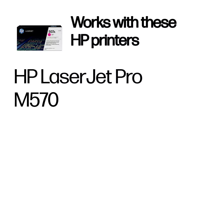 HP 507A ματζέντα γνήσιο τόνερ LaserJet