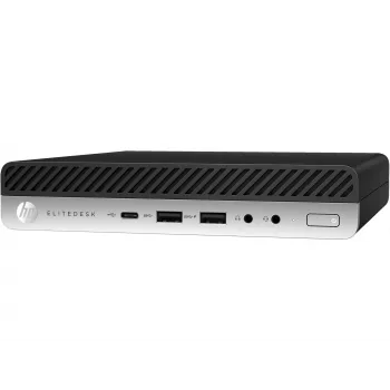 T1A HP EliteDesk 800 G5 ανακατασκευασμένο Intel® Core™ i5 i5-9500 8 GB DDR4-SDRAM 256 GB SSD Windows 11 Pro Mini-PC μαύρο, ασημί