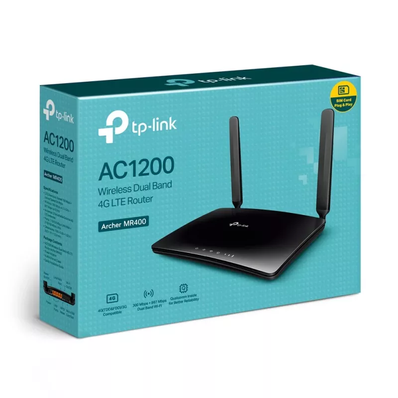 TP-Link Archer AC1200 Ασύρματος Dualband 4G LTE Router