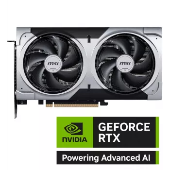 Κάρτα γραφικών MSI GeForce RTX 5060 Ti 16 GB GDDR7, PCIe 5.0, 128-Bit, 2602 MHz Boost, 180 W, 2 ανεμιστήρες