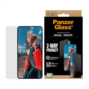 PanzerGlass® 2-Way Privacy Προστασία οθόνης Samsung Galaxy S26+ | Ultra-Wide Fit με EasyAligner
