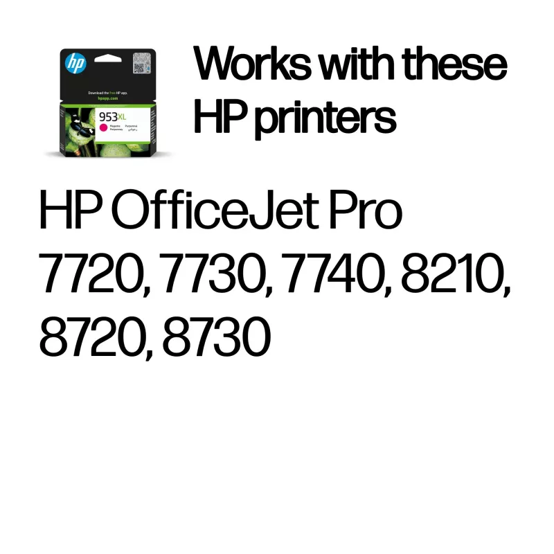 HP 953XL High Yield ματζέντα γνήσιο μελανοδοχείο