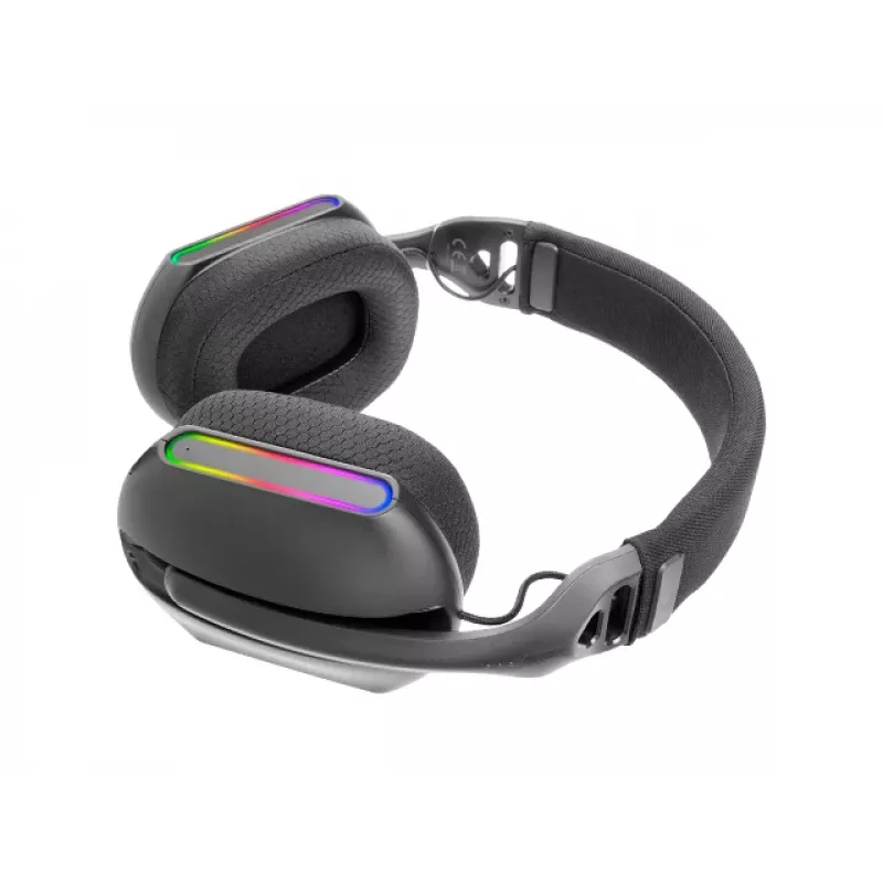 Mars Gaming MHW-PRO Headset ενσύρματο & ασύρματο με κεφαλοδέσμευση USB Type-C Bluetooth μαύρο