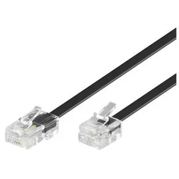 Microconnect MPK451S τηλεφωνικό καλώδιο 1 m μαύρο